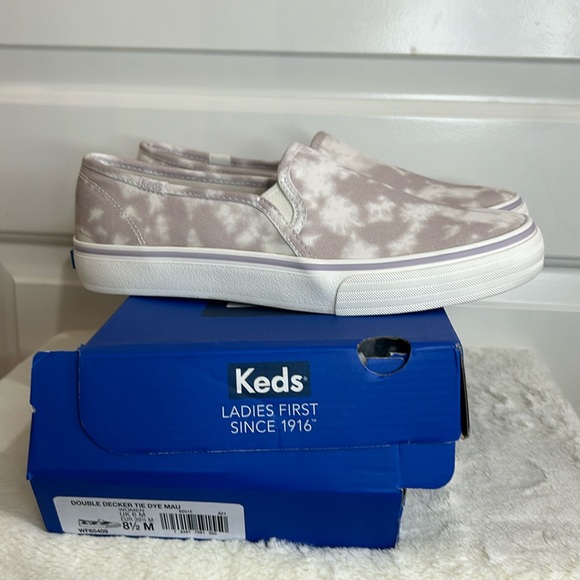 KEDS Double Decker Purple Tie Dye - Picture 2 of 14